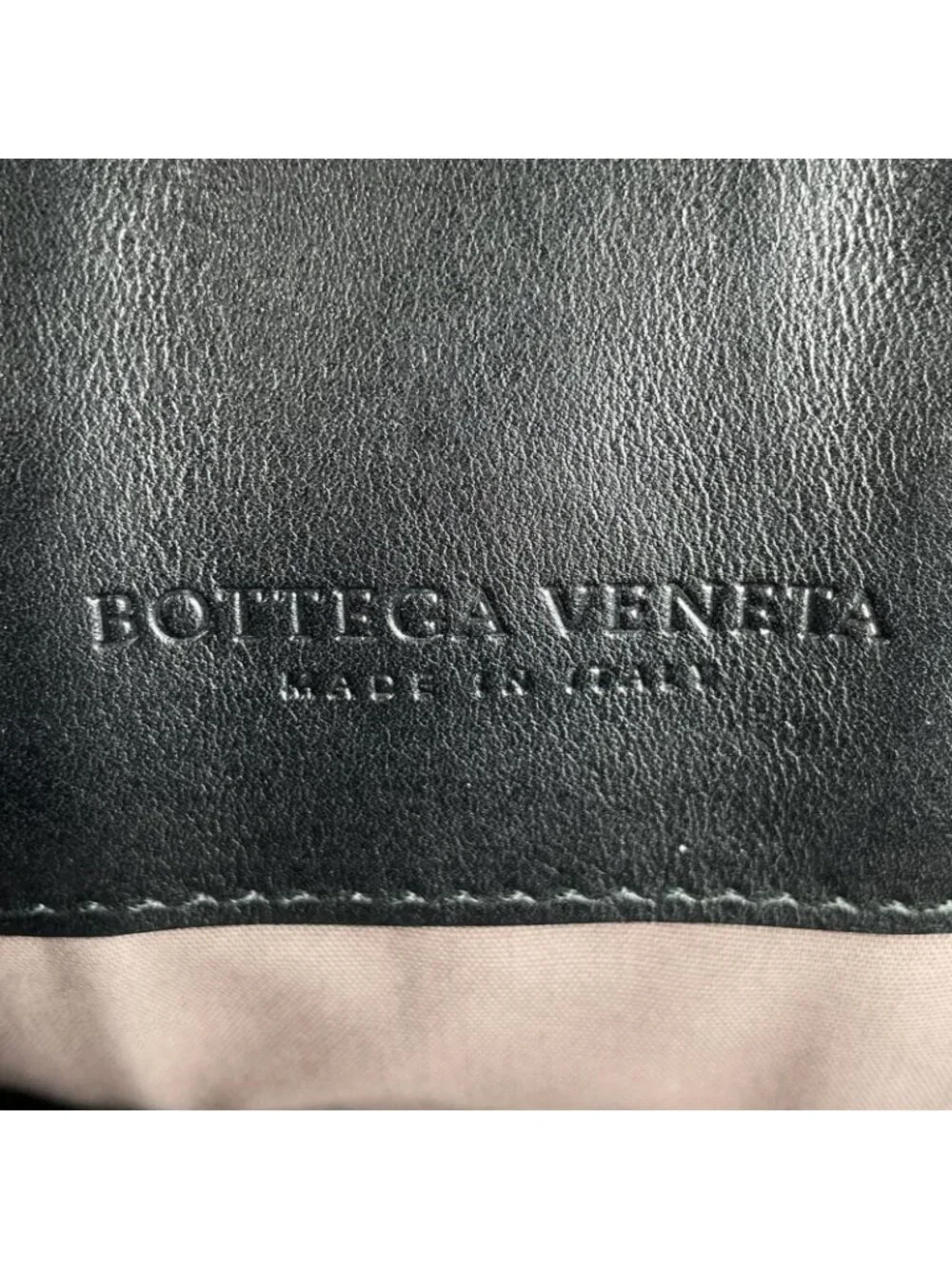 Bottega Veneta Intrecciato Clutch Leather Black